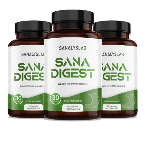 3 bottles of SanaDigest